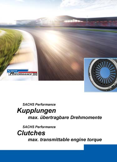 Placas de presso SACHS Performance, informaes sobre o binrio mximo transmissvel do motor.