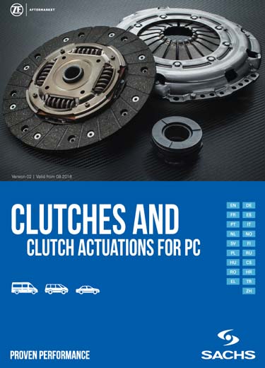 Complete range of ZF SACHS car clutches.