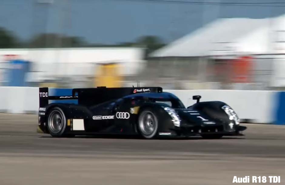 Audi R18 TDI Le Mans with SACHS clutch and steering