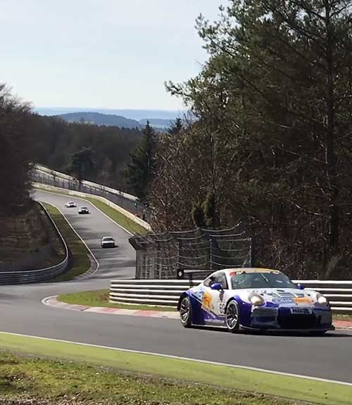 ZF Race Engineering na torze Nrburgring podczas VLN Endurance Championship.