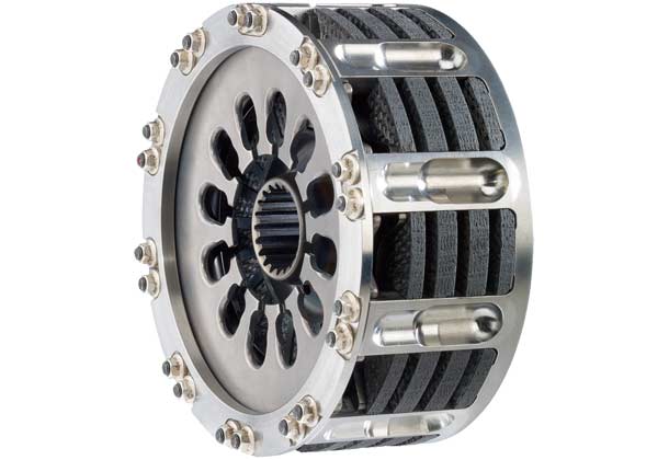 SACHS carbon clutch for Formula 1 racing cars.