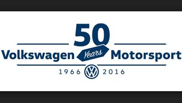 ZF-Motorsport Partner VW Motorsport feiert 50 Jhriges Jubilum.
