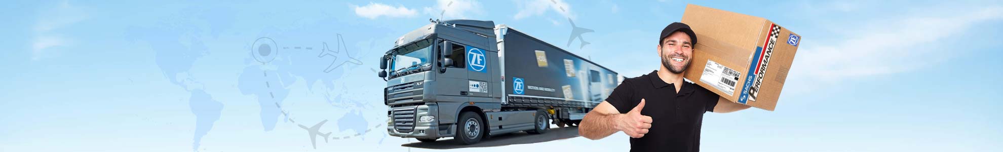 ZF SACHS worldwide shipping