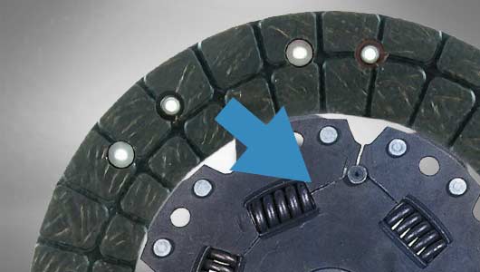 Interfacing springs or clutch plate fractured