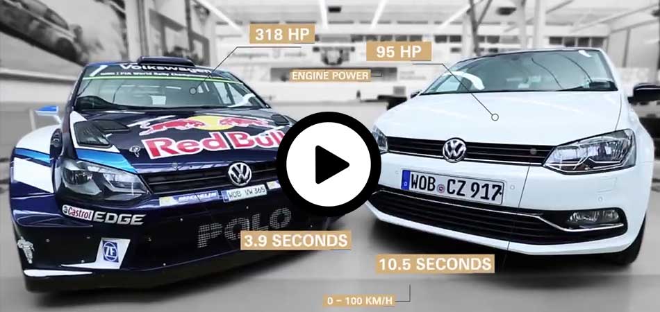 VW jako partner ZF-Motorsport seryjnym Polo i VW Polo WRC.