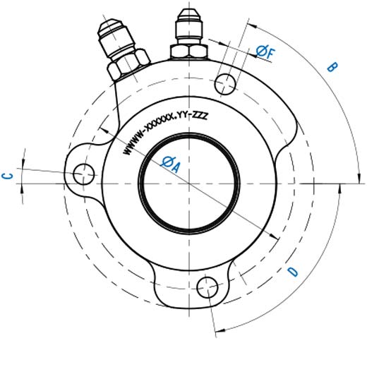 SACHS RCS CSC - variante de contorno 2 para referências 883182 000034 a 000062 | ZF Motorsport