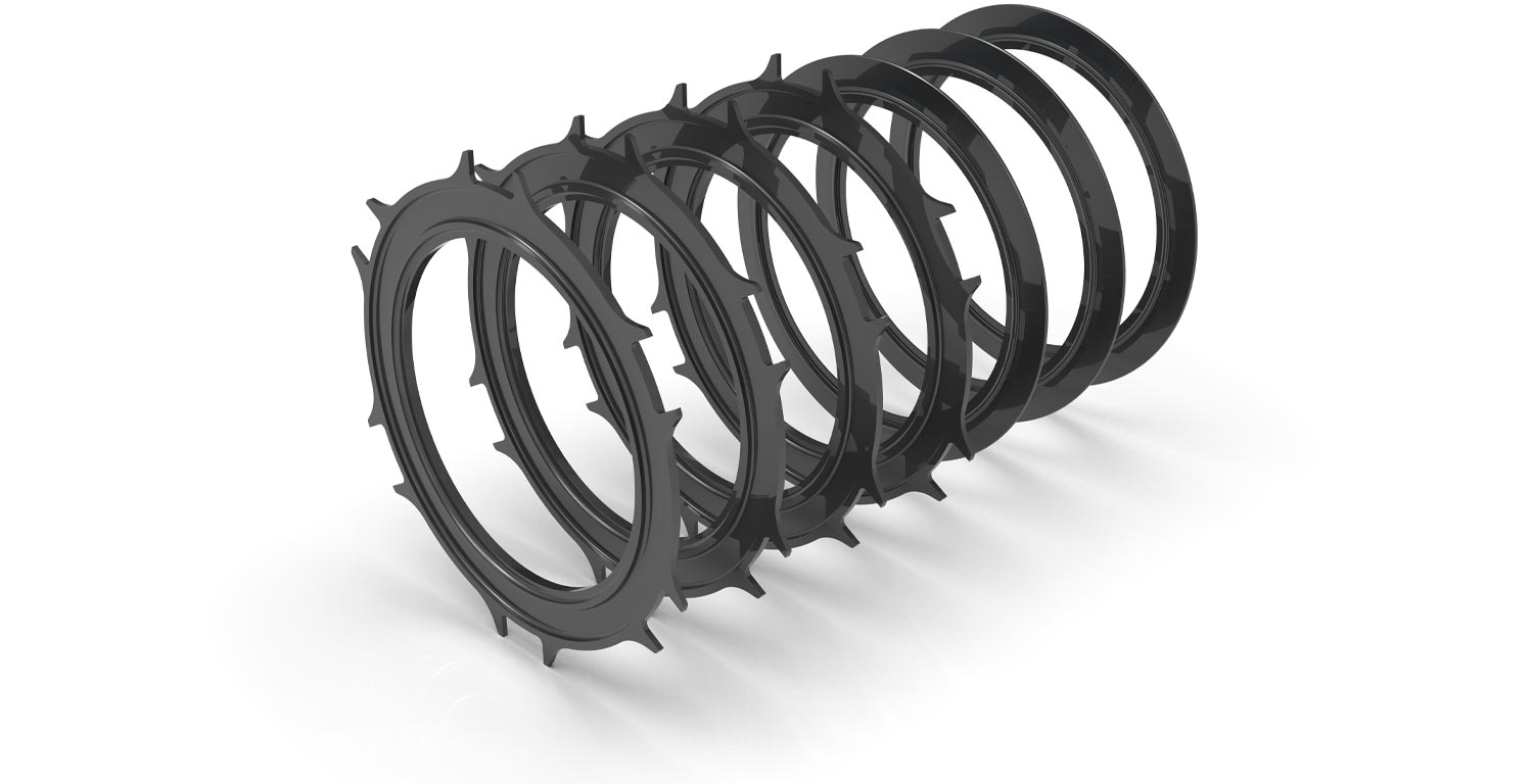 Carbon Kupplung Shim Kit RCS 3/184 Y