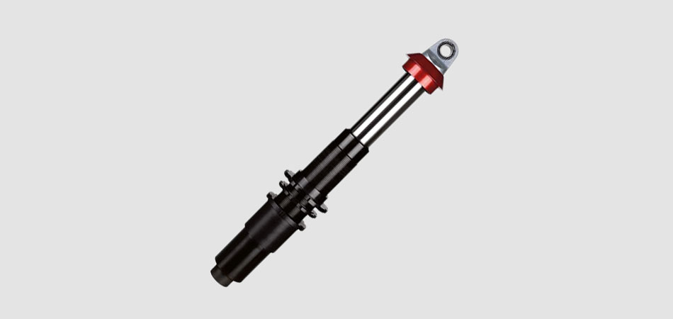 ZF Motorsport Rally shock absorber with upside-down technology.