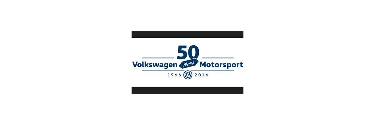 50 years of VW Motorsport 1966-2016 - 50 Years of VW Motorsport  - Partner of ZF SACHS Race Engineering
