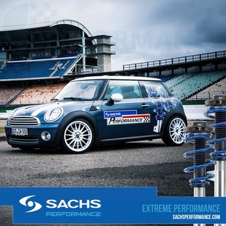Verlagingsset Mini R55/R56 - SACHS Performance