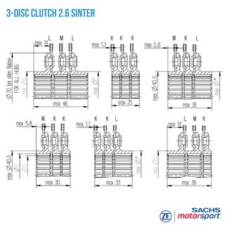 Kupplungsscheibe RCS 184-S2.6 | 881864000948