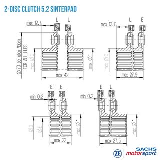 Disco frizione RCS 184-S5.2 | 881864002711