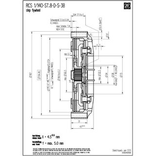 Kopplingskpa SACHS RCS 140 | 003072000296
