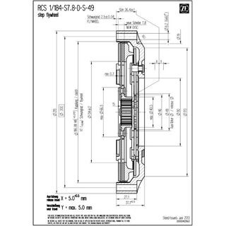 Carcasa de embrague SACHS RCS 184 | 003072000483