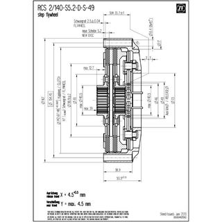 Embraiagem de competição SACHS RCS 2/140 - 960Nm