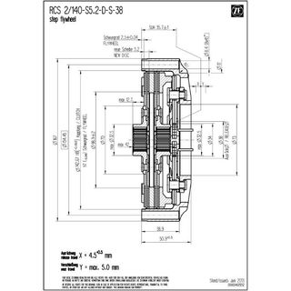 Embraiagem de competição SACHS RCS 2/140 - 960Nm