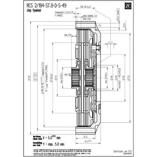 Embraiagem de competição SACHS RCS 2/184 - 1308Nm