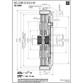 Embraiagem de competição SACHS RCS 2/184 - 1308Nm