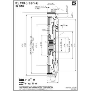 Embraiagem de competição SACHS RCS 1/184 - 260Nm