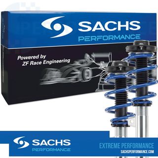 2x SACHS BOGE Rear Axle SHOCK ABSORBERS for SEAT IBIZA V 1.4 2008->on 
