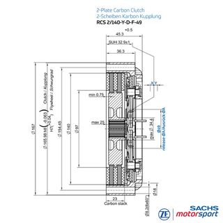 Embrague de Carrera de Carbono | 883082002058