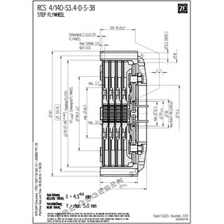 Obudowa sprzegla SACHS RCS 140 - 003072000171