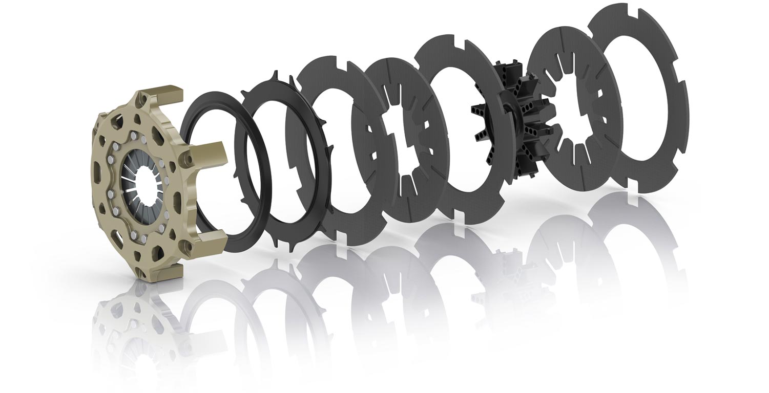 Carbon-Rennsportkupplung RCS-184-Y-D-49-931 | ZF Motorsport Carbon-Kupplung SACHS RCC 2/184 - 184 mm, zweischeibig, bis 820 Nm