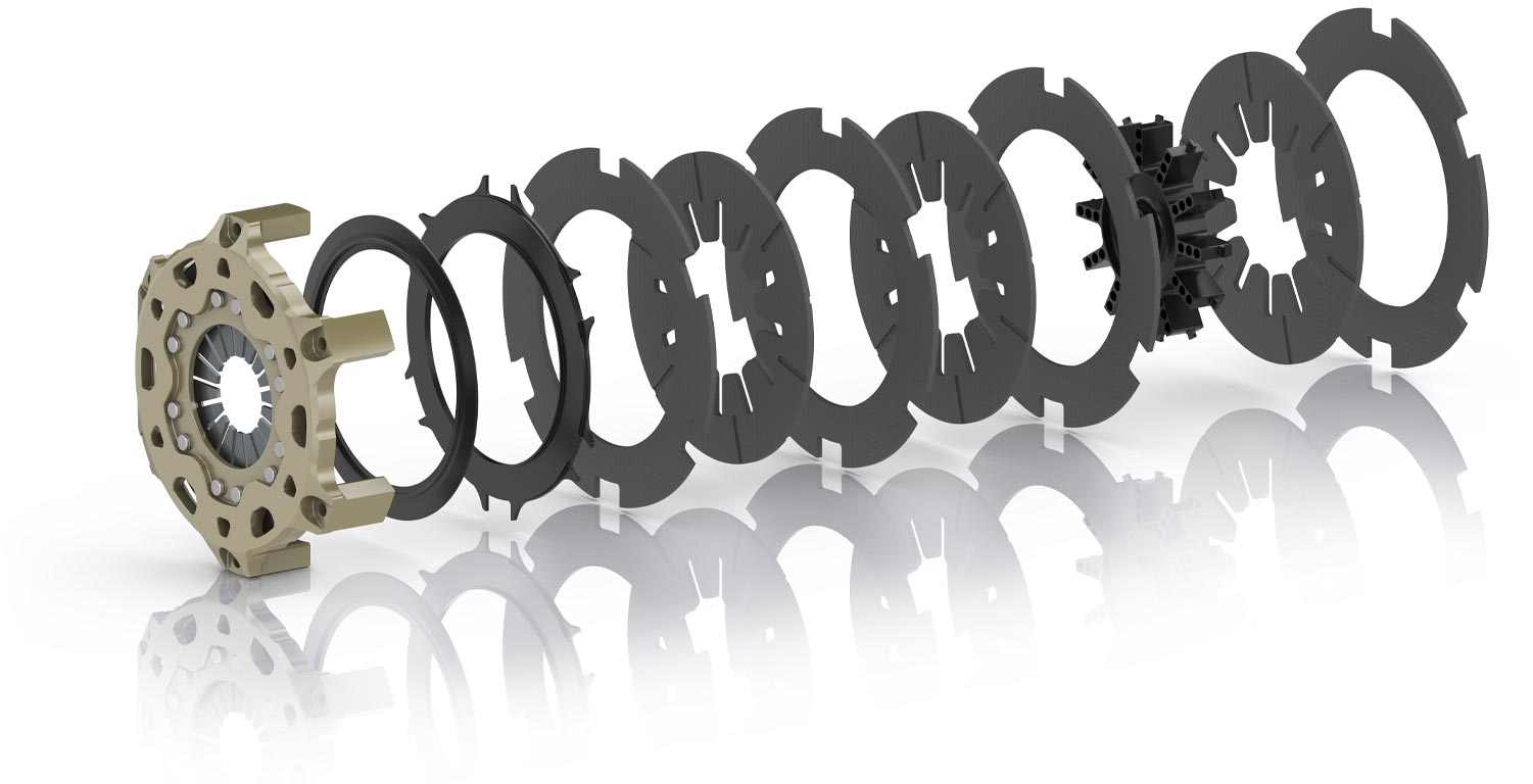 Carbon-Rennsportkupplung RCS 184 | 883082002531 | ZF Motorsport SACHS RCC 3/184 Carbon-Kupplung – 184 mm, dreischeibig, bis 1.240 Nm