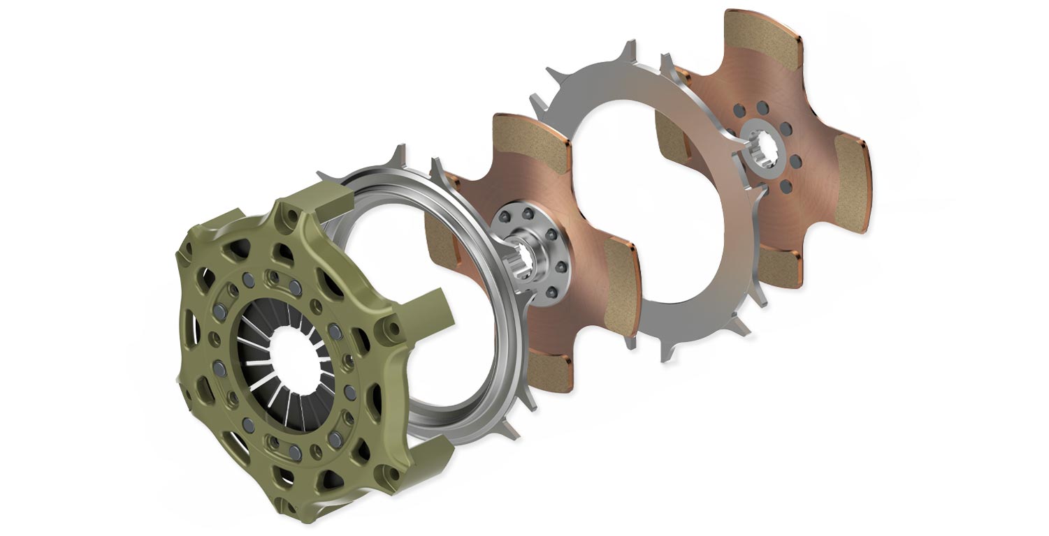 Embrague de competicin SACHS RCS 2/184 S5.2 - forro sinterizado