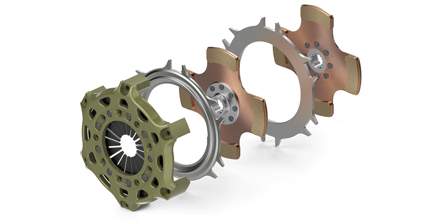 Rennsportkupplung SACHS RCS 2/184 - 796Nm | ZF Motorsport SACHS Motorsport-Kupplung RCS 2/184 Sintermetall