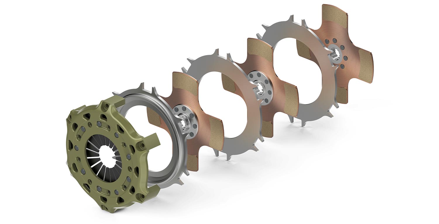 Motorsportkupplung SACHS RCS 3/200 - 2497Nm | ZF Motorsport SACHS Motorsport-Kupplung RCS 3/200 Sintermetall