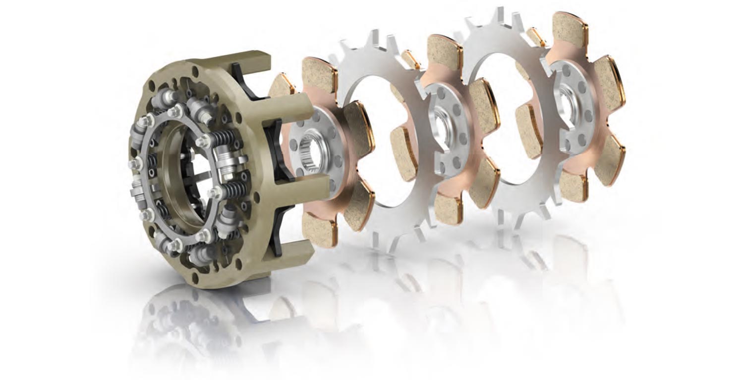 SACHS RCS 140 ASC  140 mm Anti-Stall Motorsportkupplung, trocken laufend, mehrscheibig